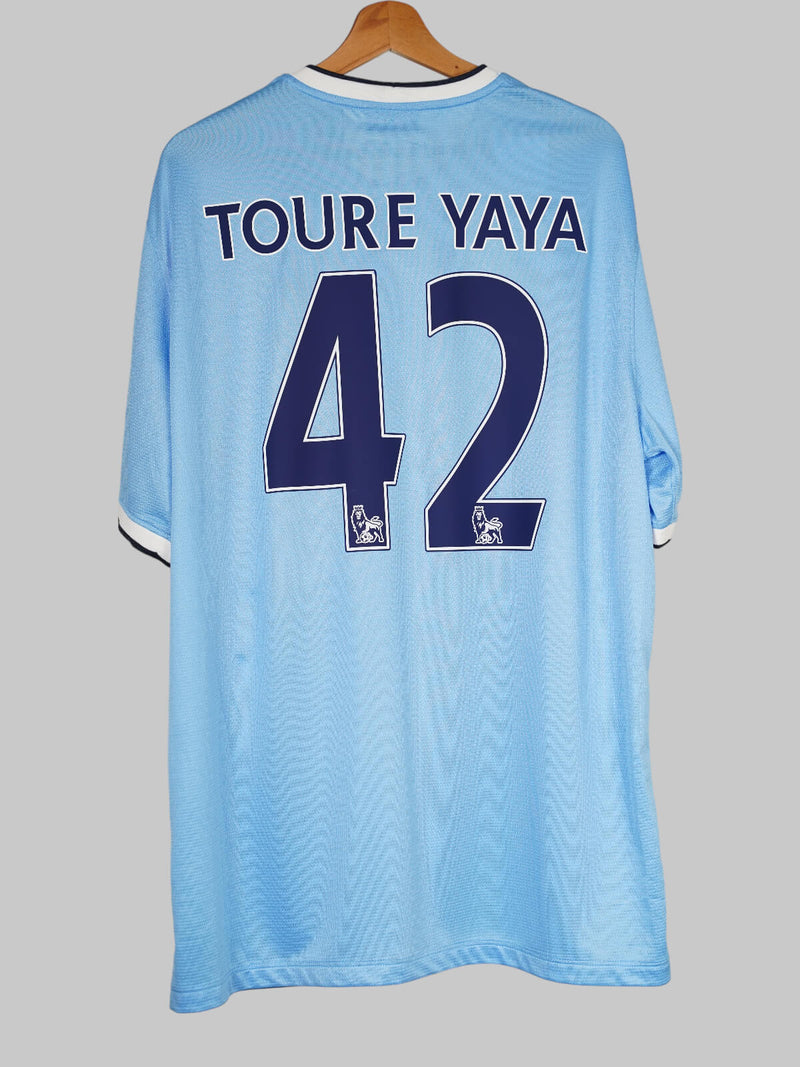 Manchester City Home Shirt 2013/14 BNWT Yaya Toure 42 (XXL)