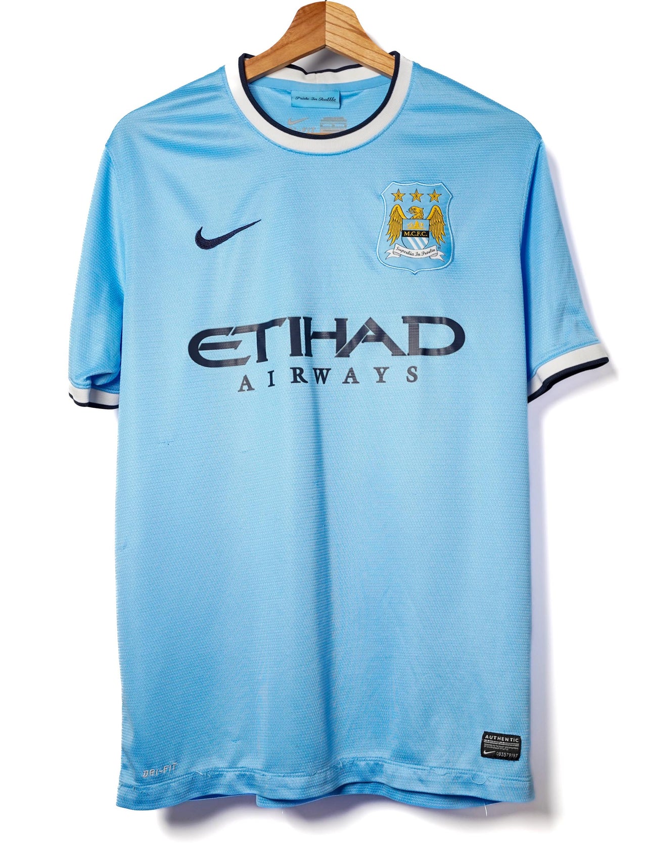 Manchester City Home Shirt 2013/14 Kun Agüero 16 (M)