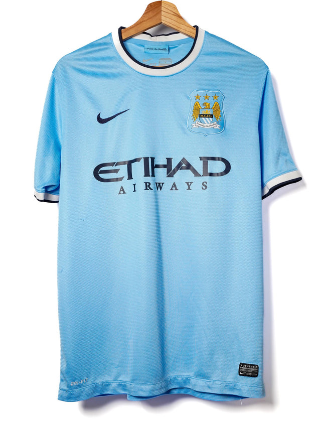 Manchester City Home Shirt 2013/14 Kun Agüero 16 (M)