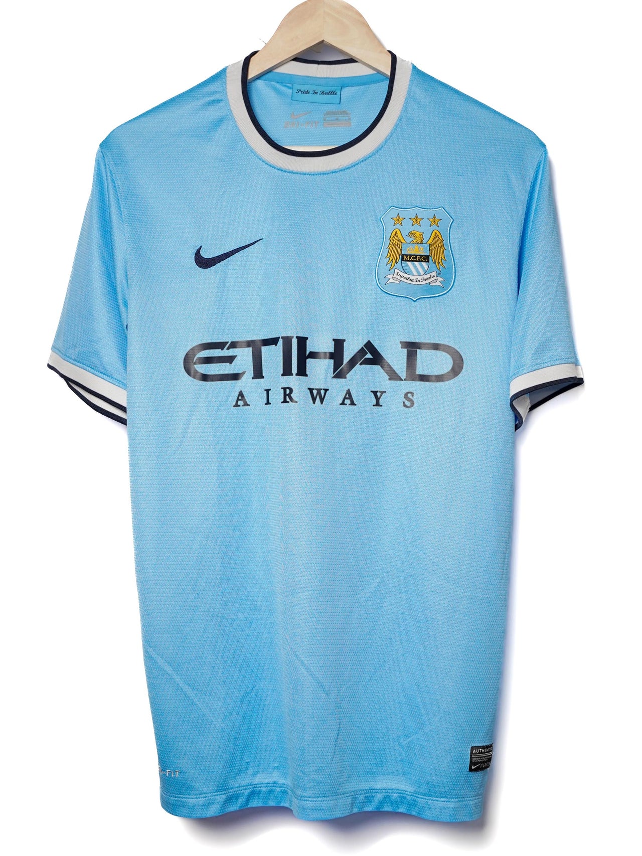 Manchester City Home Shirt 2013/14 Kun Agüero 16 (M)