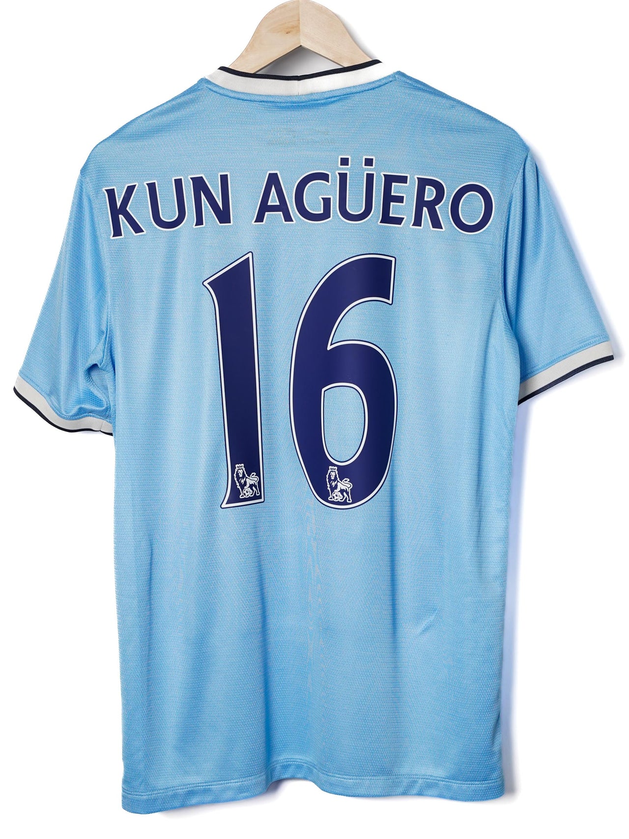 Manchester City Home Shirt 2013/14 Kun Agüero 16 (M)