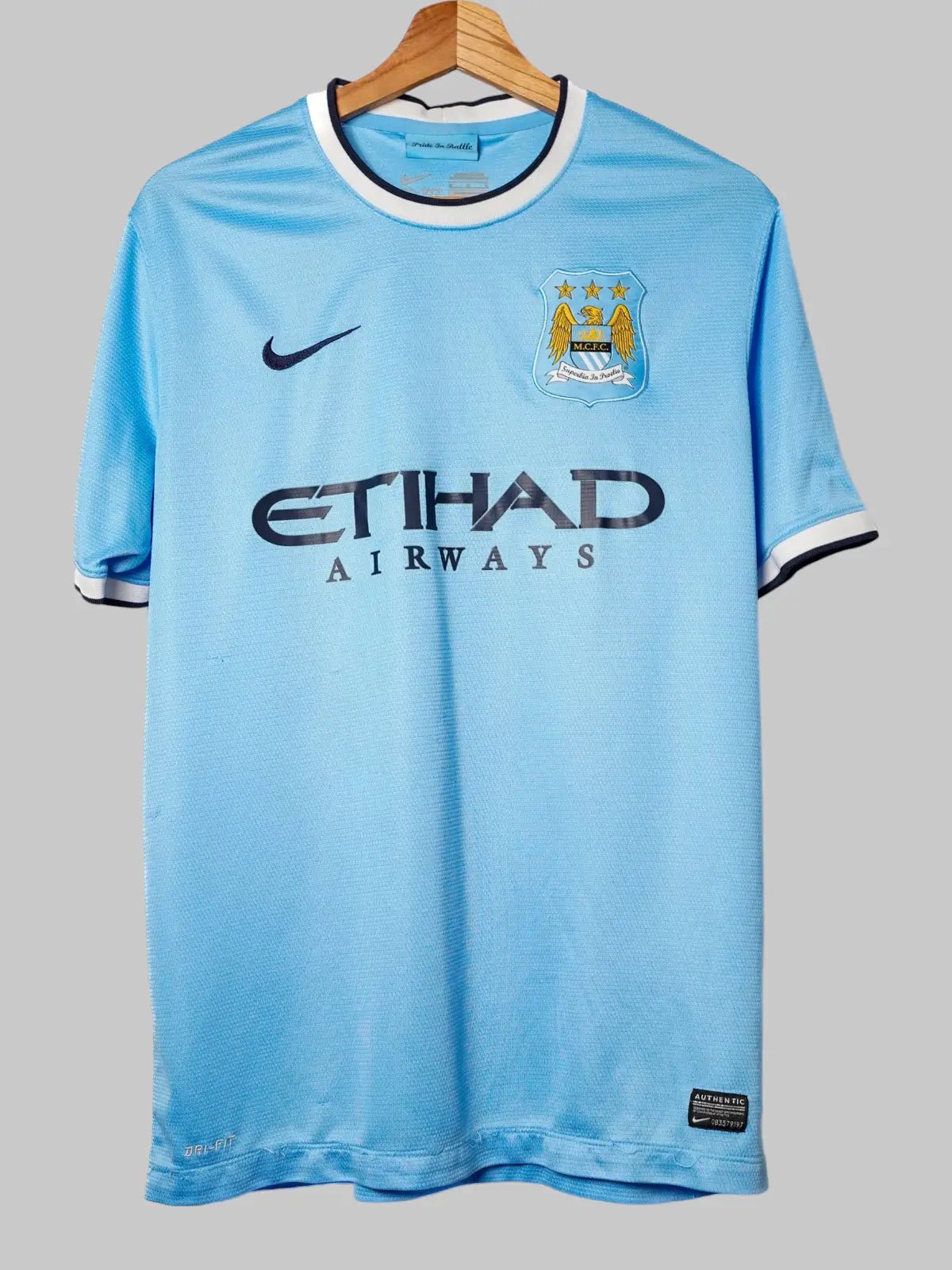Manchester City Home Shirt 2013/14 Kun Agüero 16 (M)