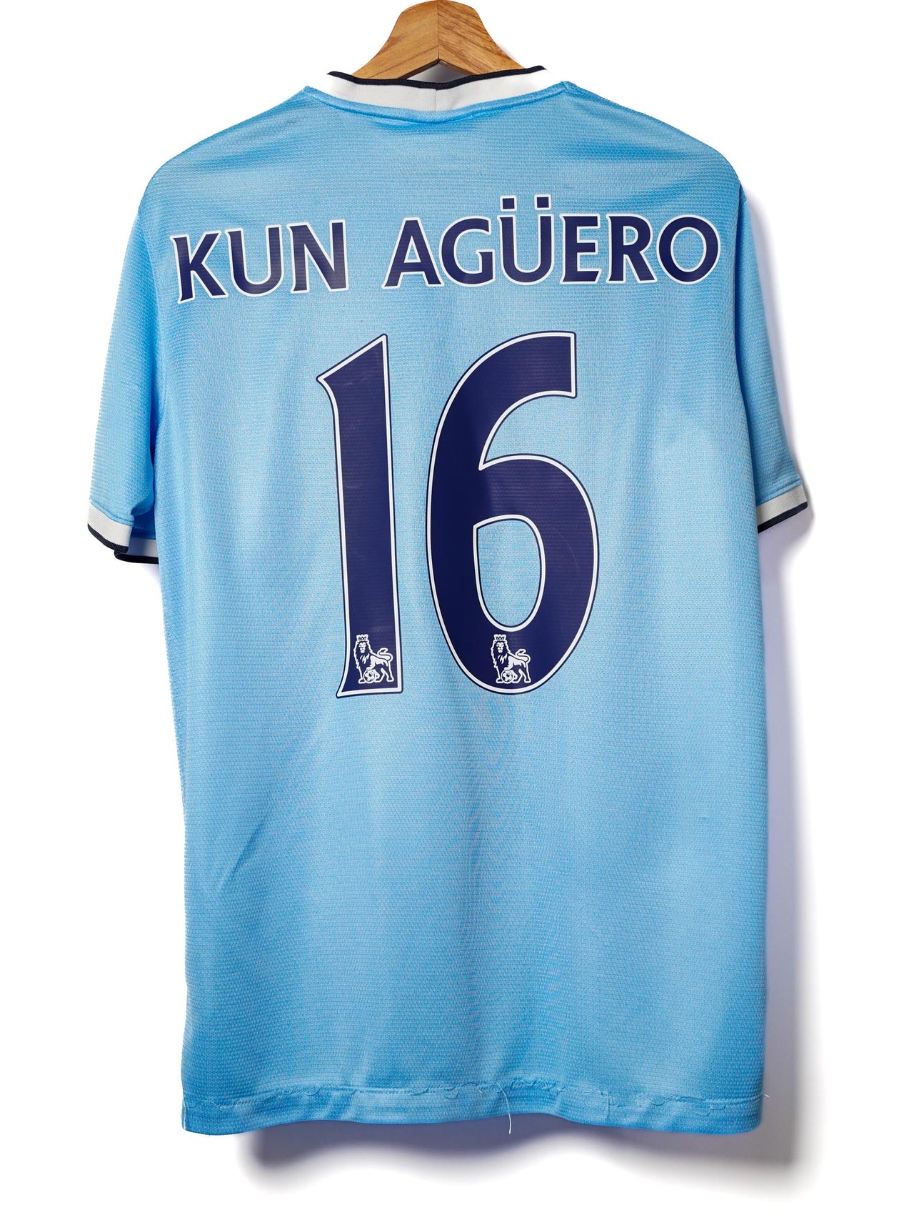 Manchester City Home Shirt 2013/14 Kun Agüero 16 (M)