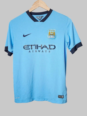 Manchester City Home Shirt 2014/15 (XL Kids)
