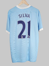 Manchester City Home Shirt 2015/16 Silva 21 (XL)