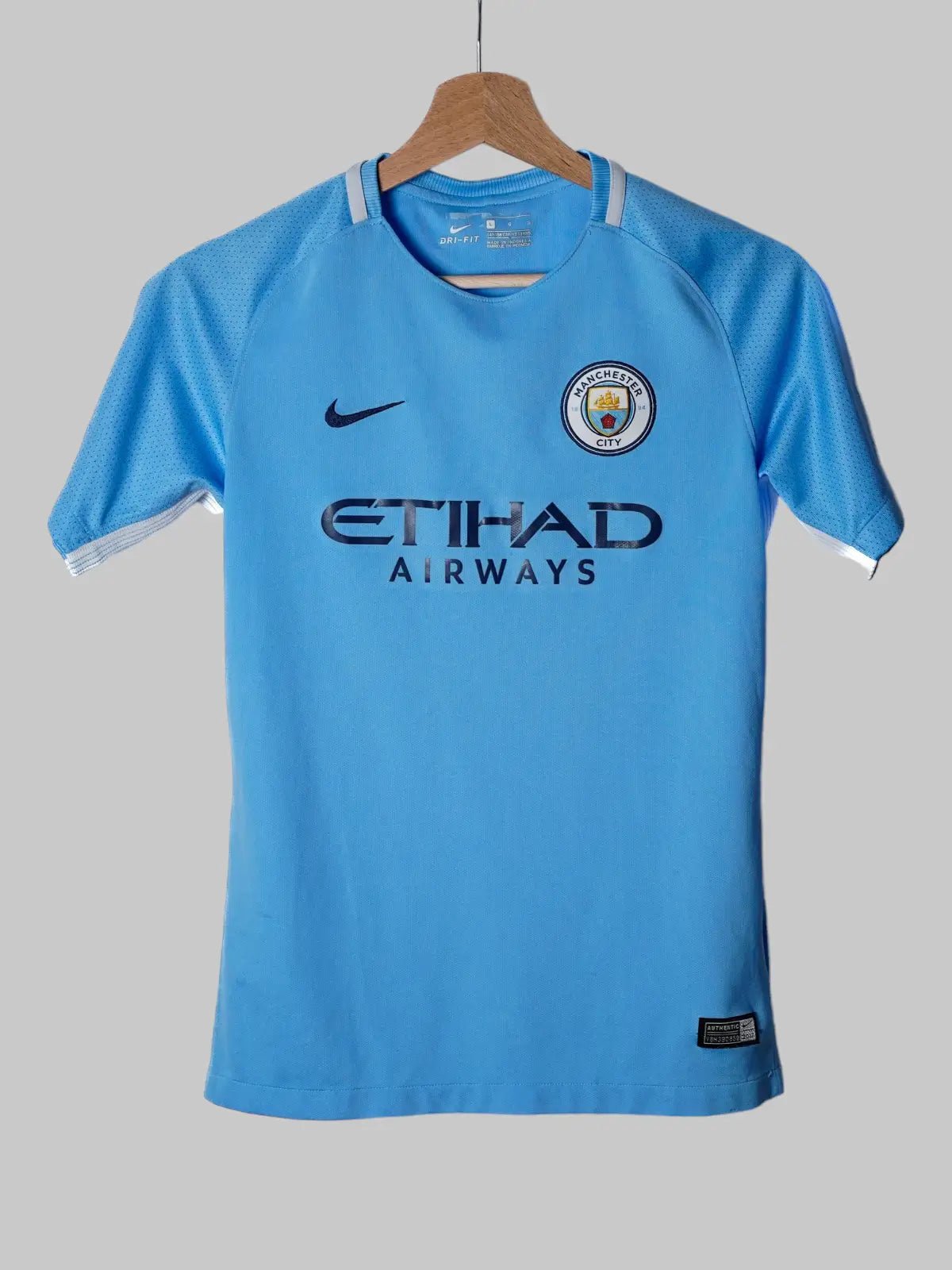 Manchester City Home Shirt 2017/18 Agüero 10 (L Kids)