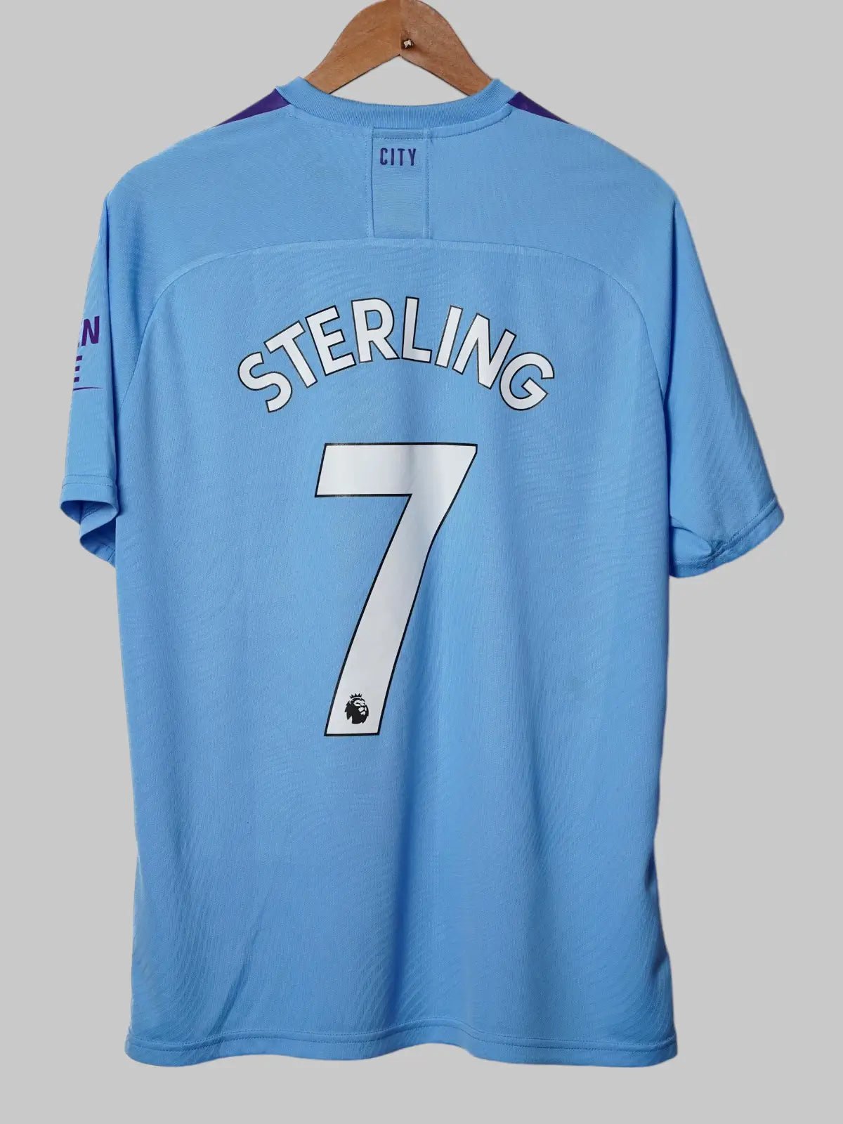 Manchester City Home Shirt 2019/20 Sterling 7 (L)