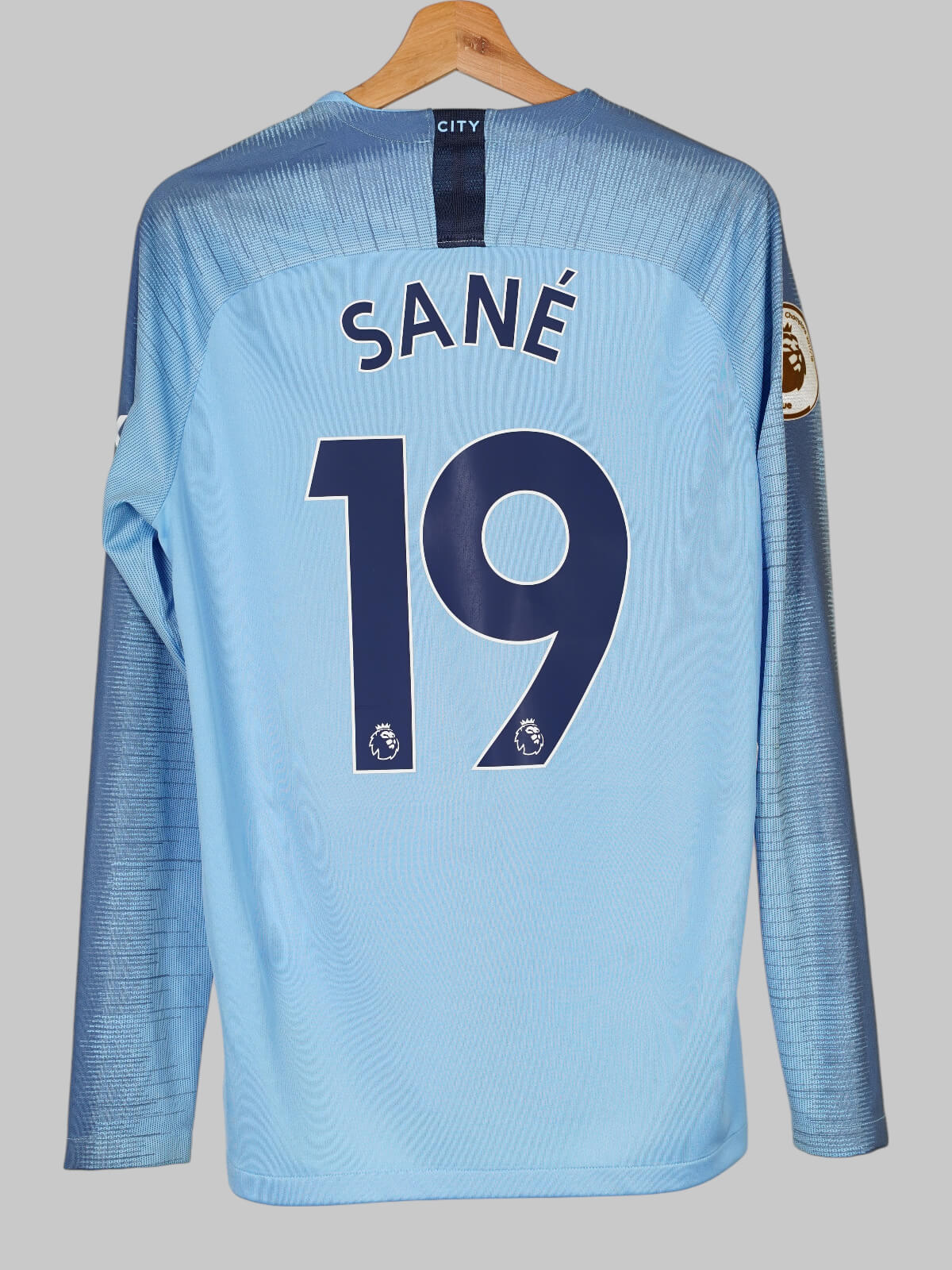 2018/19 Manchester City Sané #19 Home Shirt L/S (M) Nike | First11