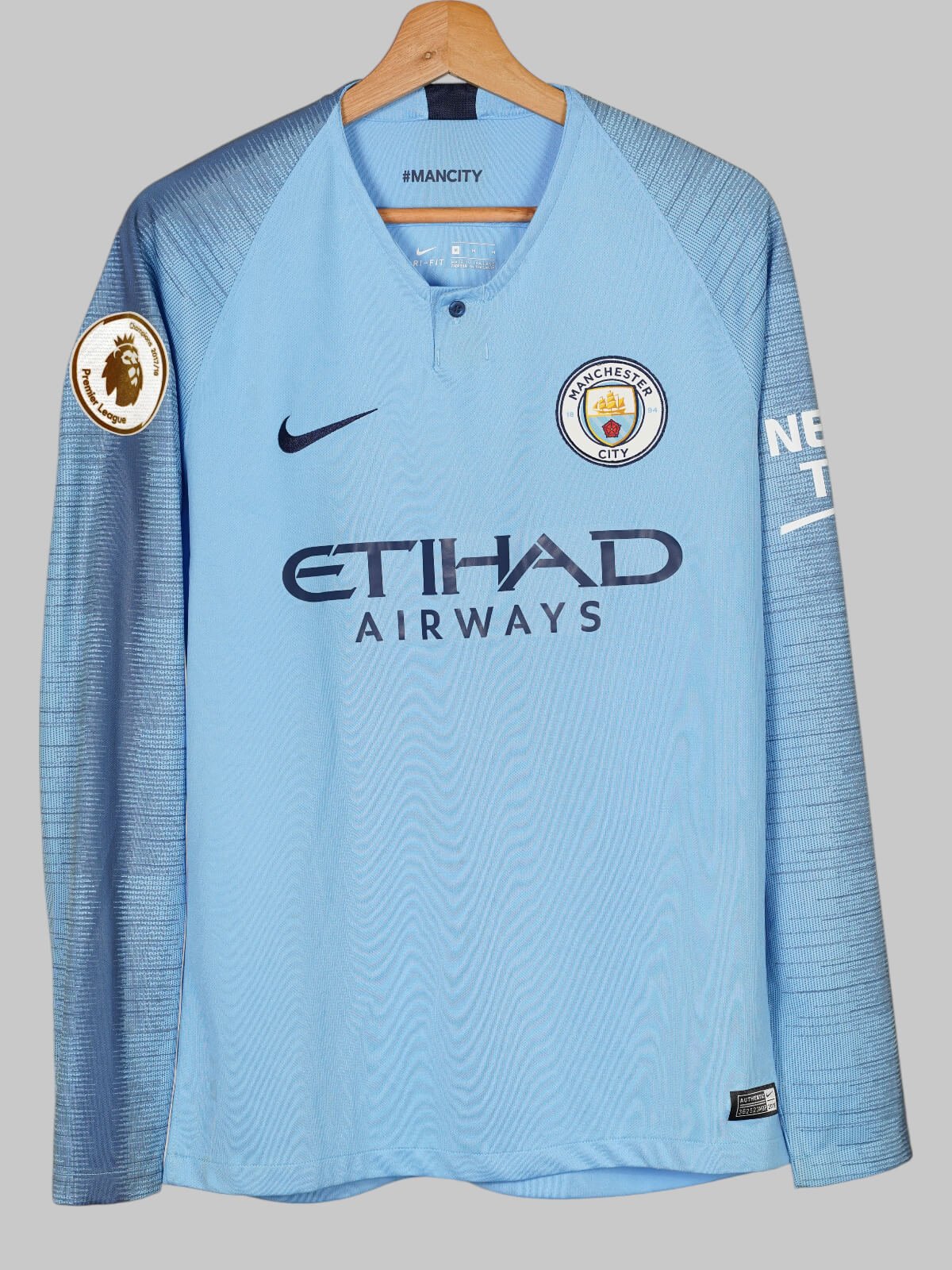 2018/19 Manchester City Sané #19 Home Shirt L/S (M) Nike | First11