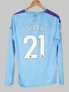 Manchester City Home Shirt L/S 2019/20 Silva #21 (M)