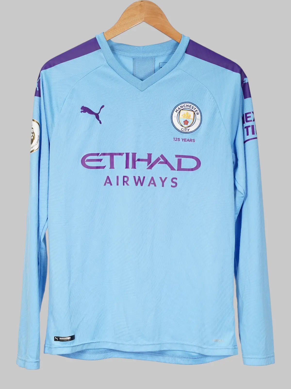 Manchester City 125周年記念ユニフォーム SILVA 21 2019/20 Manchester City Silva #21 Home Shirt L/S (M) Puma | First11