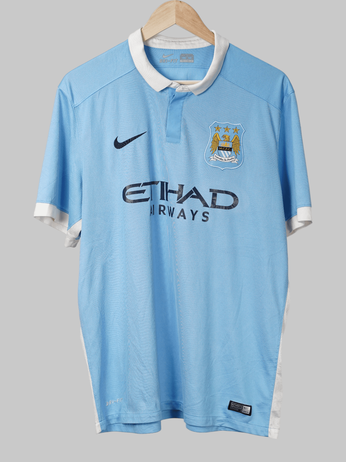 Manchester City Home Shirt Player Issue 2015/16 (M)