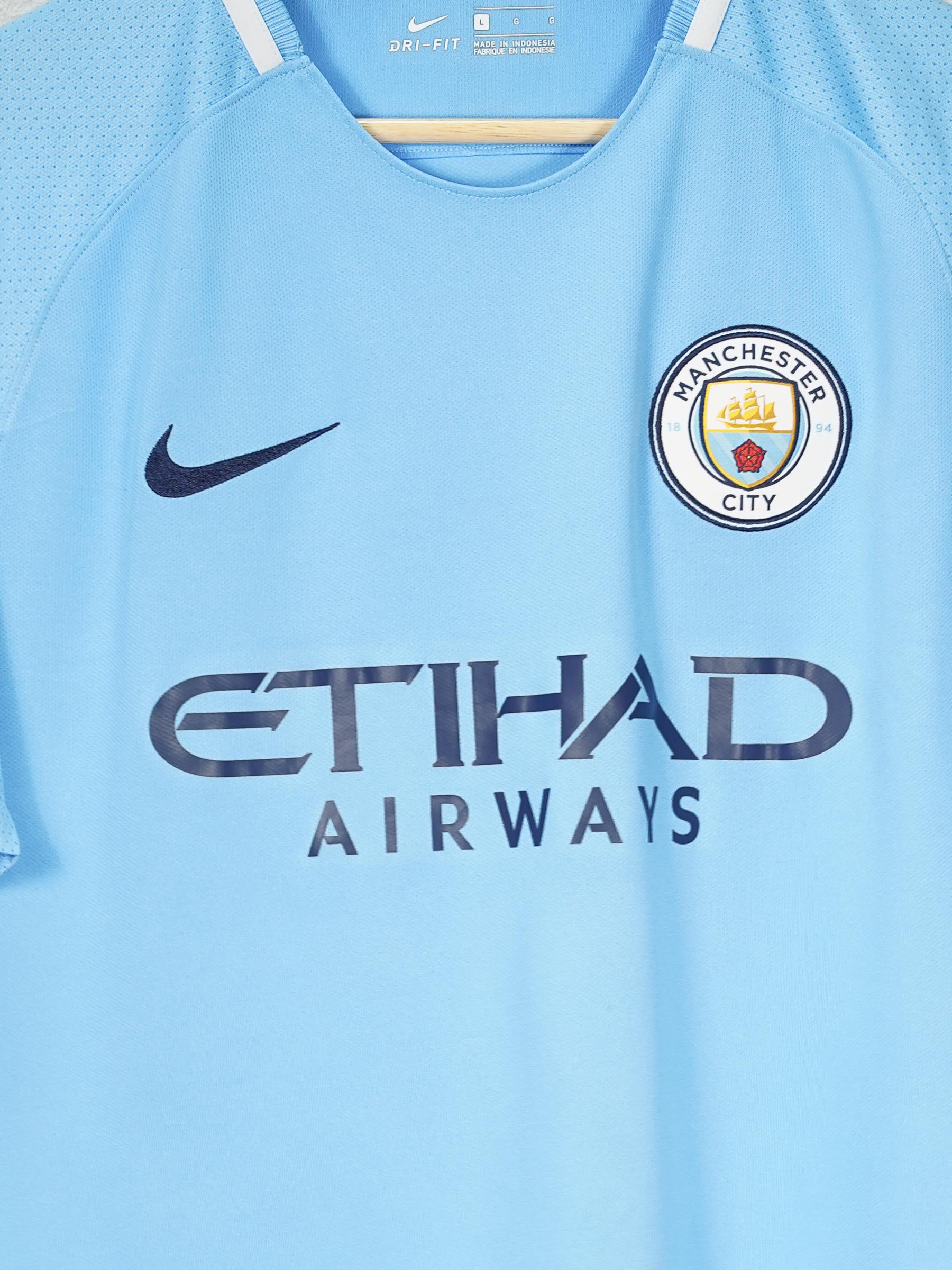 2015/16 Manchester City Home Shirt Player Issue (M) Nike | First11