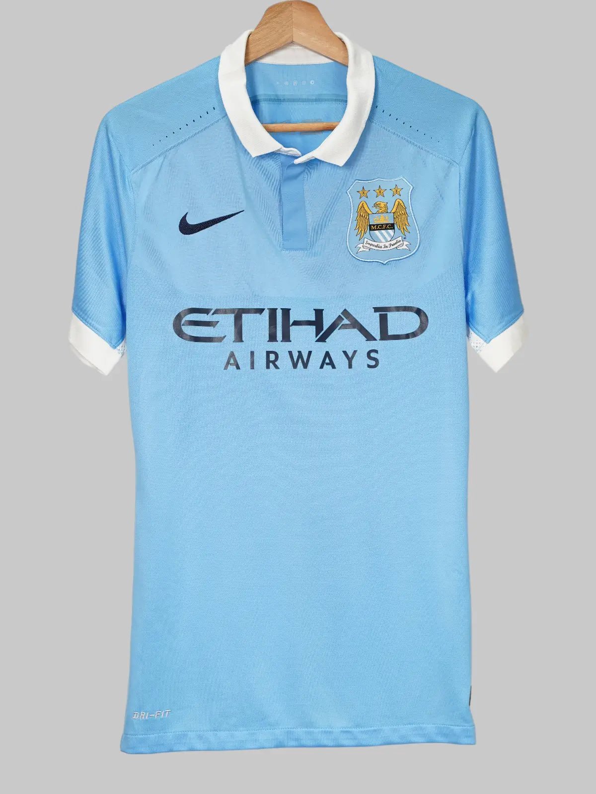 2015/16 Manchester City Home Shirt Player Issue (M) Nike | First11