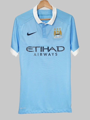Manchester City Home Shirt Player Issue 2015/16 (M)