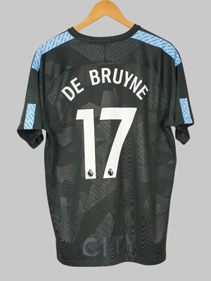 Manchester City Third Shirt 2017/18 De Bruyne 17 (L)