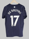 Manchester City Third Shirt 2021/22 de Bruyne #17 (M)