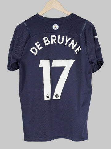 Manchester City Third Shirt 2021/22 de Bruyne 17 (M)
