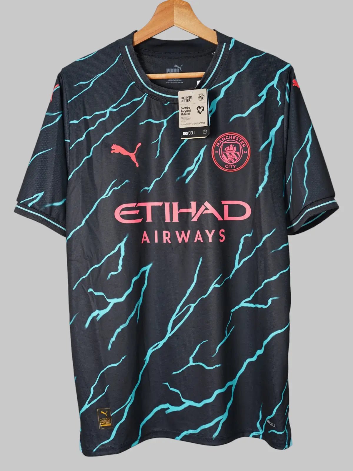 Manchester City Third Shirt 2023/24 BNWT De Bruyne 17 (L)