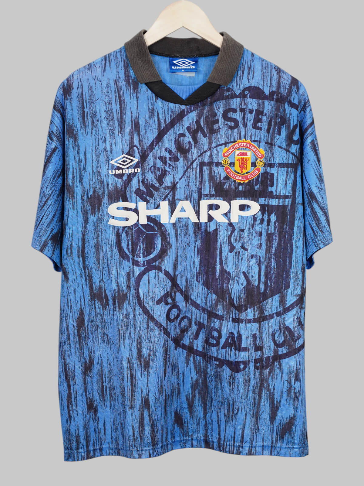 1992/93 Manchester United Giggs #11 Away Shirt (M) Umbro
