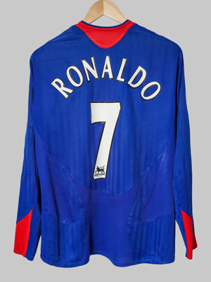 Manchester United Auswärtstrikot L/S 2005/6 Ronaldo 7 (S)