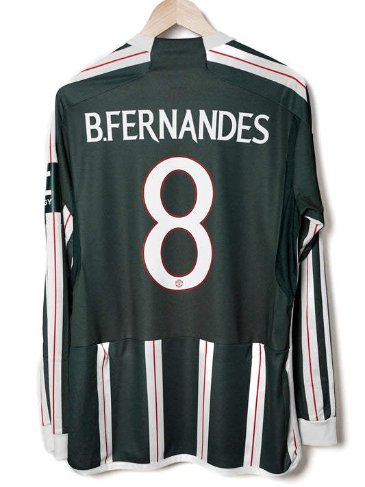 Manchester United Away Shirt L/S 2023/24 B.Fernandes 8 (XL)