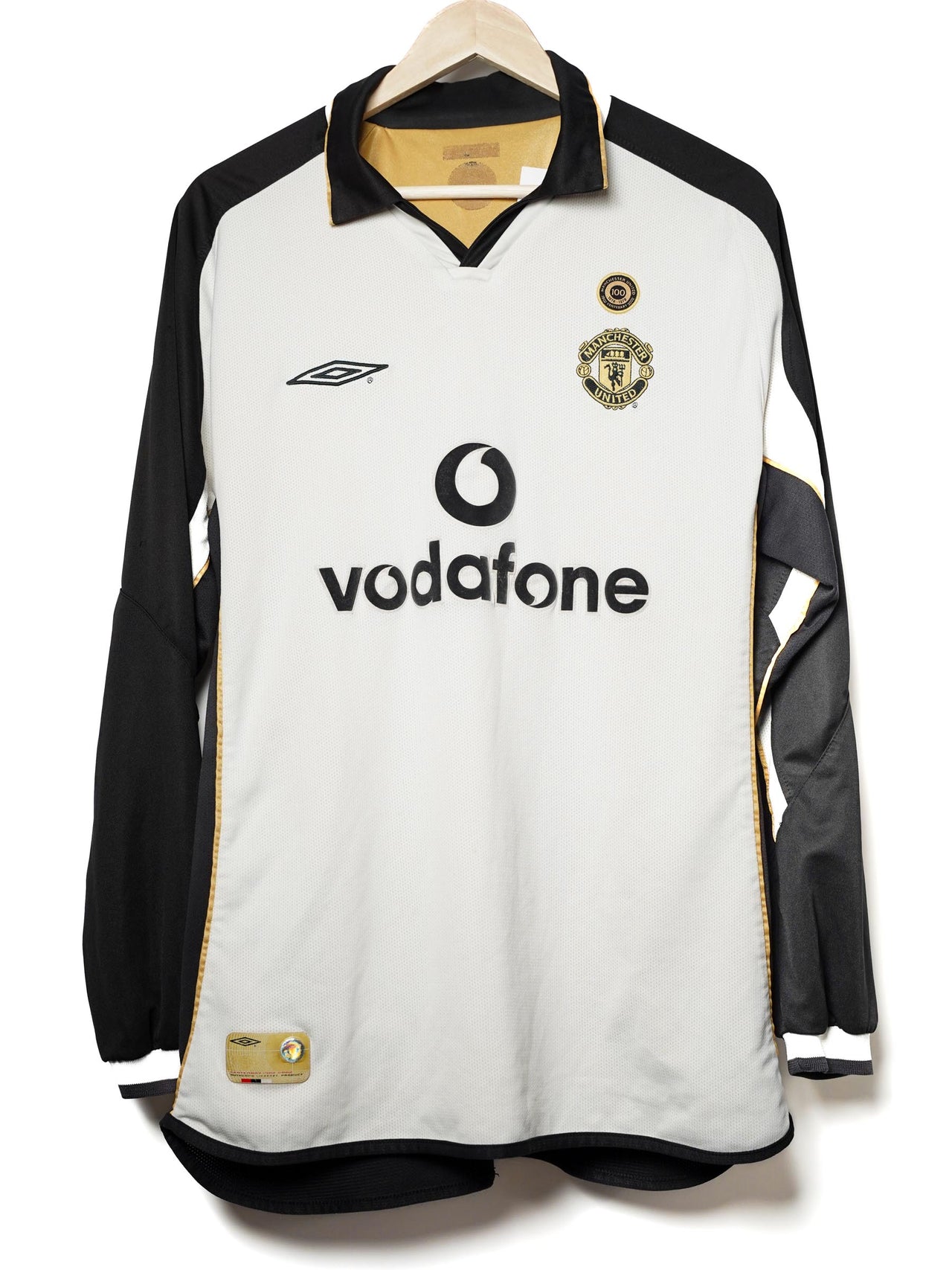Manchester United Away Shirt L/S Reversible 2001/2 Beckham 7 (L)