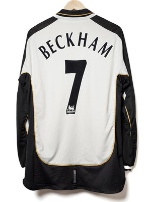 Manchester United Away Shirt L/S Reversible 2001/2 Beckham 7 (L)