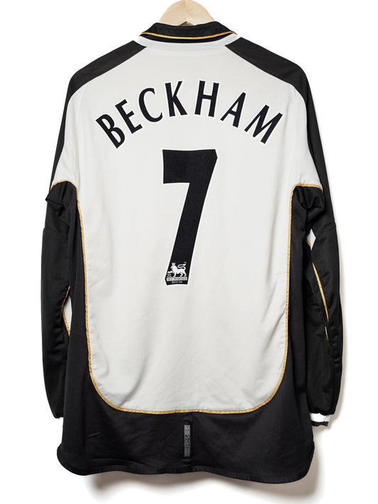 Manchester United Away Shirt L/S Reversible 2001/2 Beckham 7 (L)