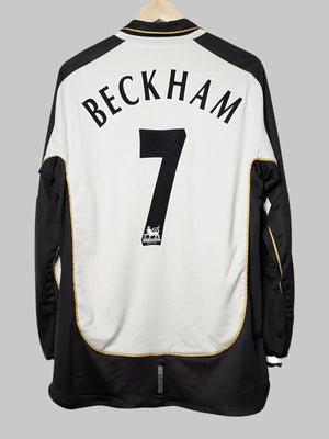 Manchester United Auswärtstrikot L/S Reversible 2001/2 Beckham 7 (L)