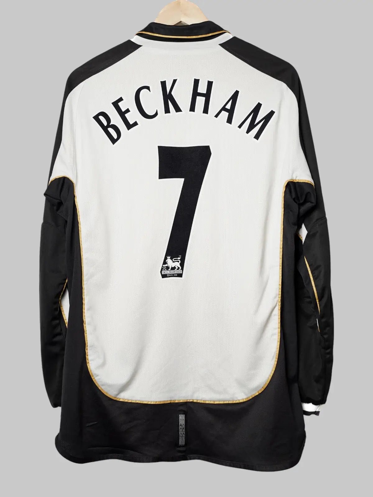 Manchester United Away Shirt L/S Reversible 2001/2 Beckham 7 (L)