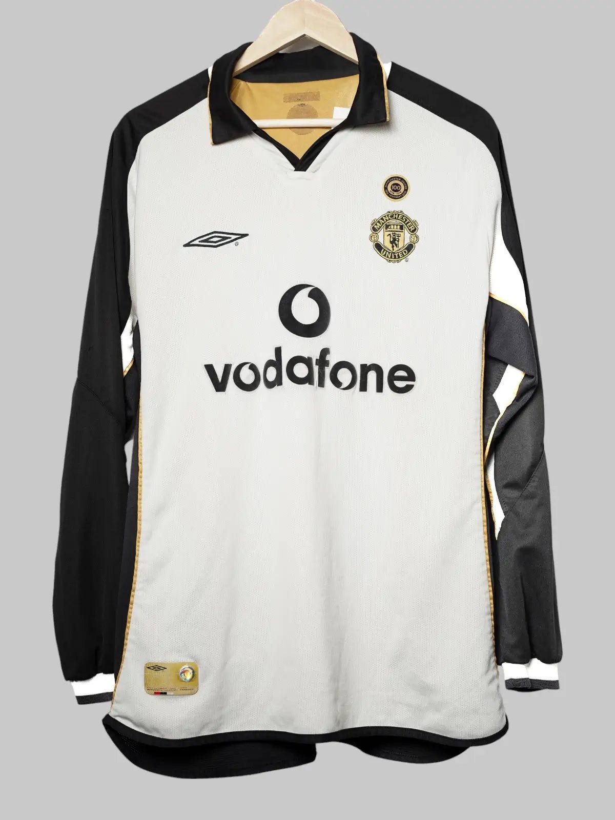 Manchester United Away Shirt L/S Reversible 2001/2 Beckham 7 (L)