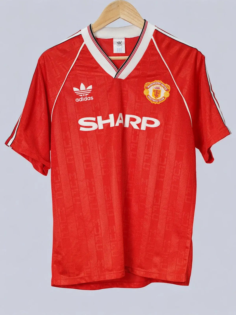 Manchester United Home Shirt 1988/90 (XL Kids)