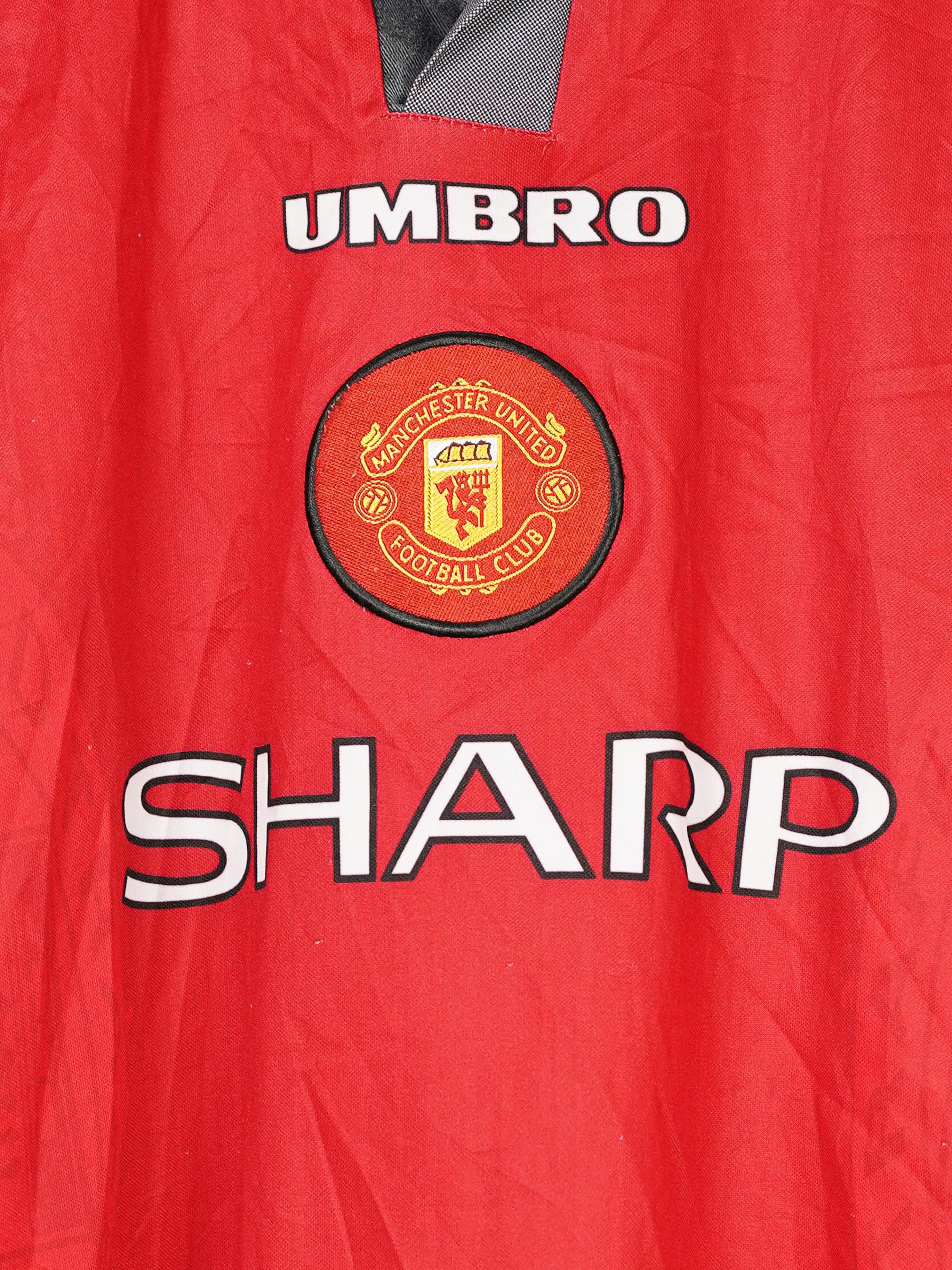 Maillot Extérieur Manchester United 1996/97 – Umbro, Taille Enfant 12-13 Ans