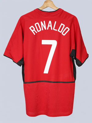 Manchester United Home Shirt 2002/4 Ronaldo 7 (M)