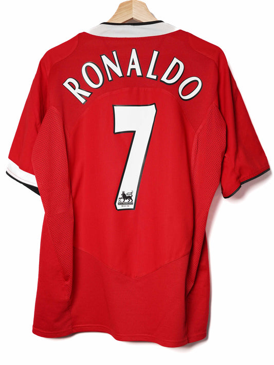 Manchester United Home Shirt 2004/6 Ronaldo 7 (L)