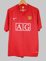 Manchester United Home Shirt 2007 - 09 Ronaldo 7 (L)