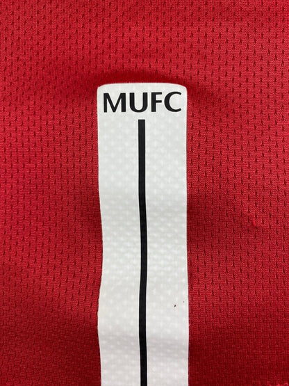 Manchester United Home Shirt 2007/09 - 7/10 - L Kids