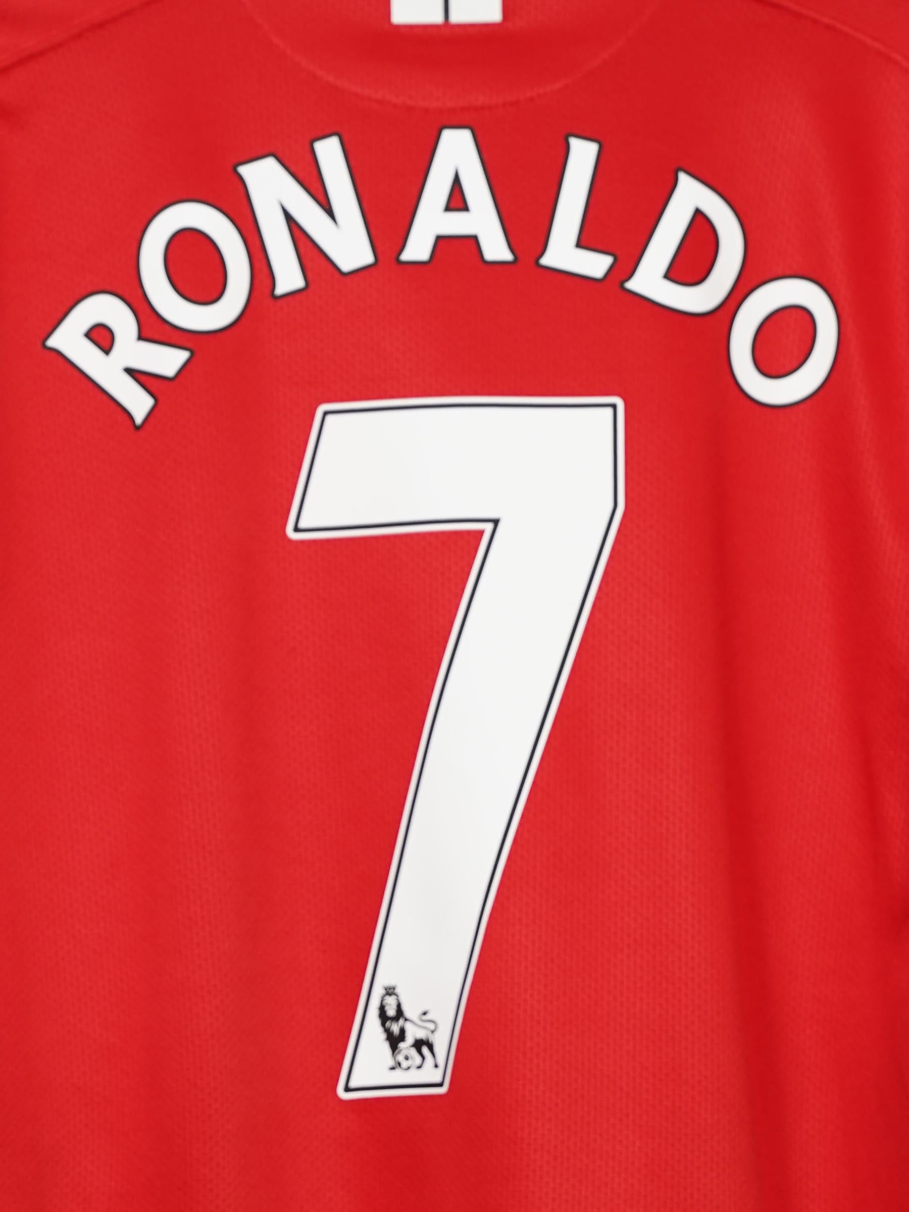 Manchester United Home Shirt 2007/8 Ronaldo 7 (XL)