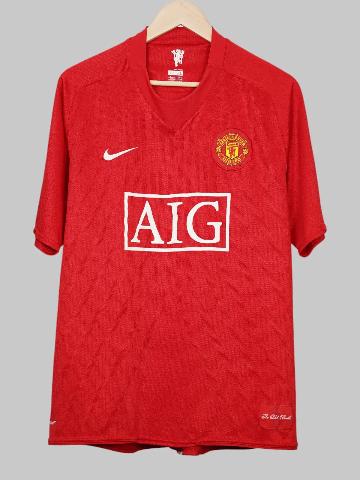 Manchester United Home Shirt 2007/8 Ronaldo 7 (XL)