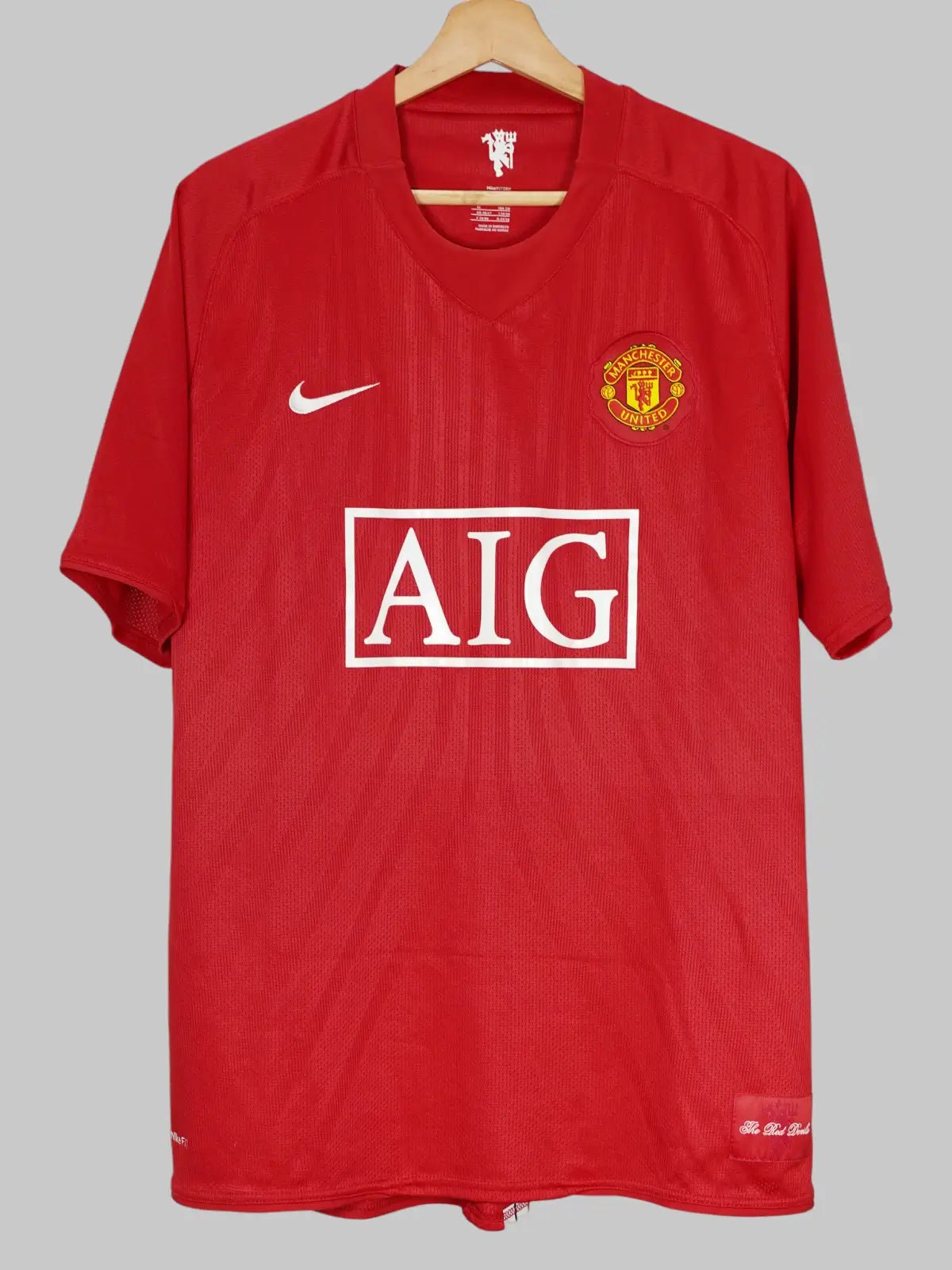 Manchester United Home Shirt 2007/8 Ronaldo 7 (XL)