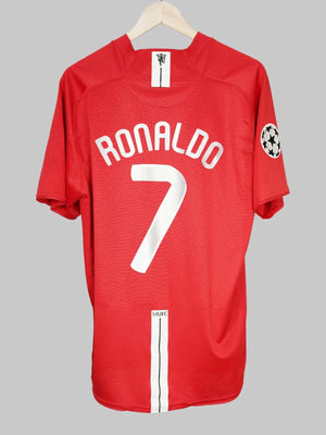 Manchester United Home Shirt 2007/8 Ronaldo 7 (XL)