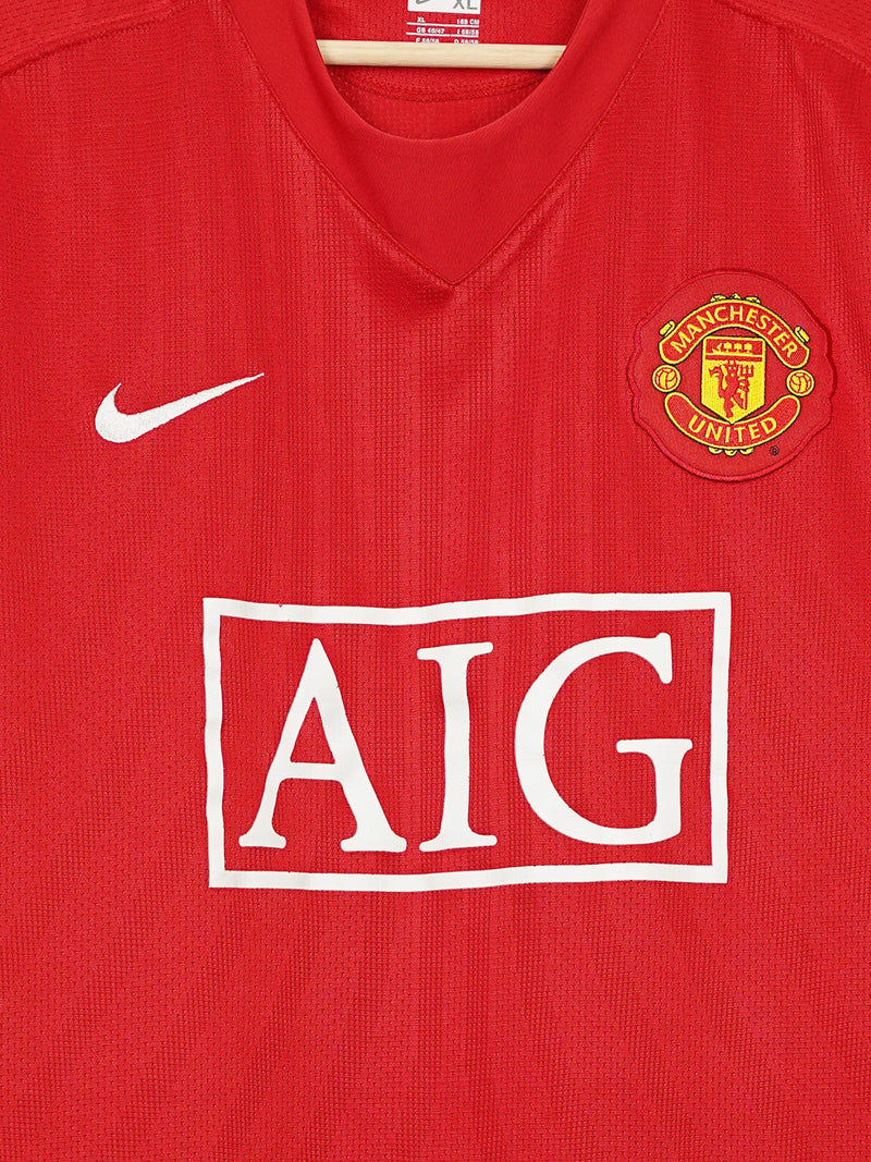 Manchester United Home Shirt 2007/8 Ronaldo 7 (XL)