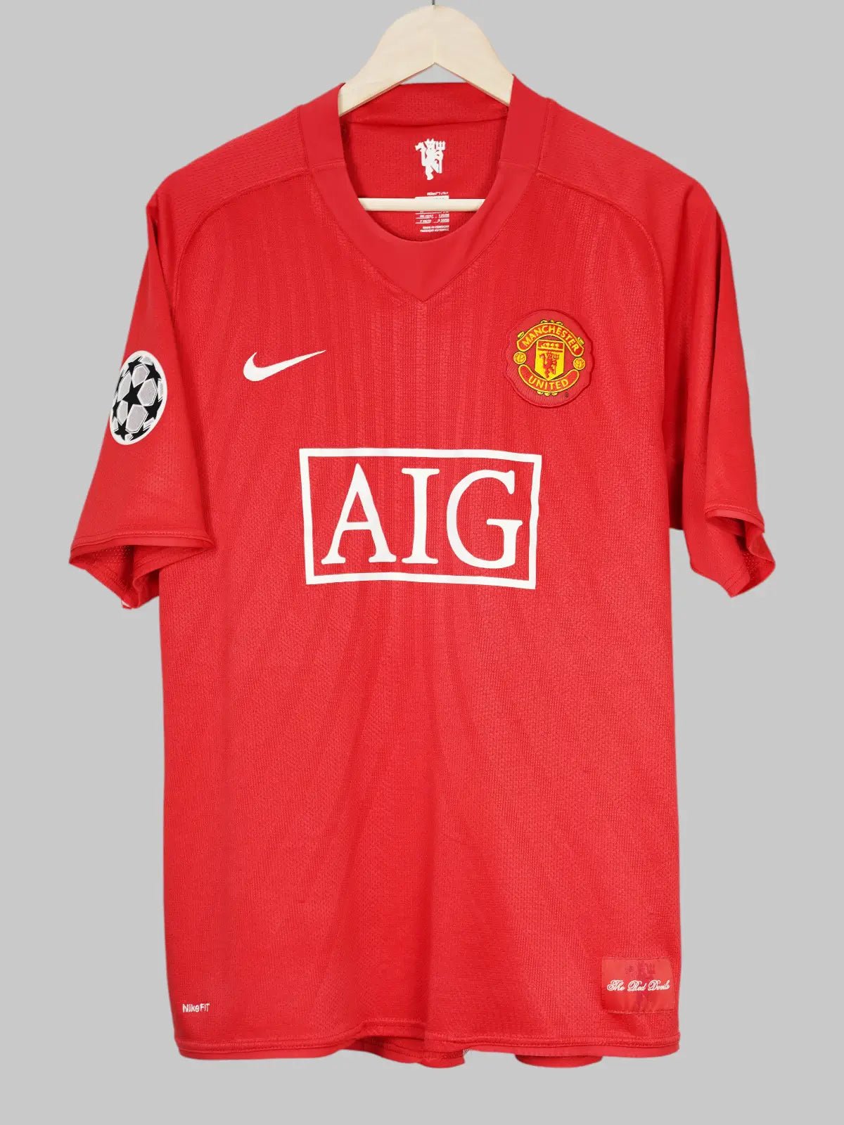 Manchester United Home Shirt 2007/8 Ronaldo 7 (XL)