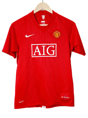 Manchester United Home Shirt 2007/8 (XL Kids)