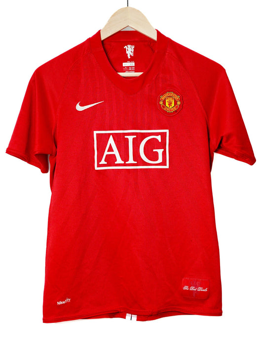 Manchester United Home Shirt 2007/8 (XL Kids)