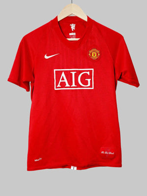 Manchester United Heimtrikot 2007/8 (XL Kinder)
