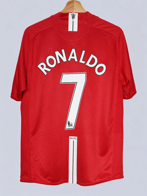 Manchester United Home Shirt 2007/9 Ronaldo 7 (L)