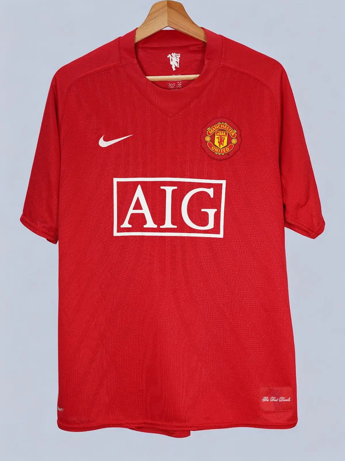 Manchester United Home Shirt 2007/9 Ronaldo 7 (L)