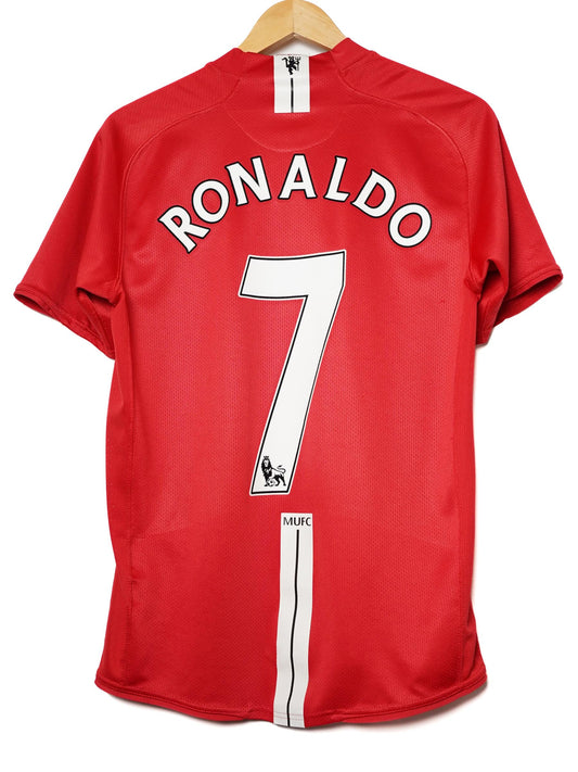 Manchester United Home Shirt 2007/9 Ronaldo 7 (M)